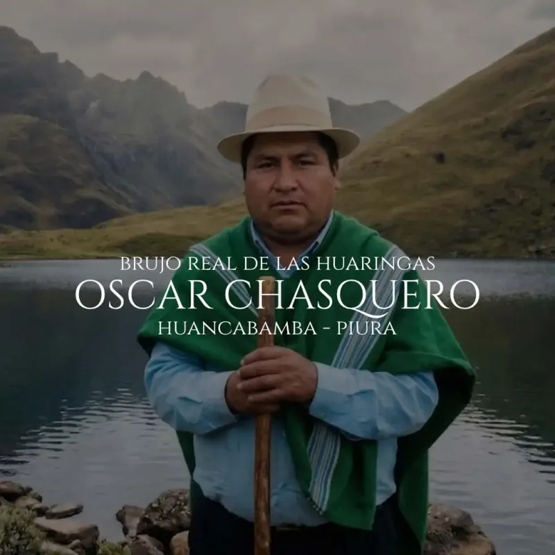Oscar Chasquero — Brujo Real de las Huaringas de Huancabamba, Piura